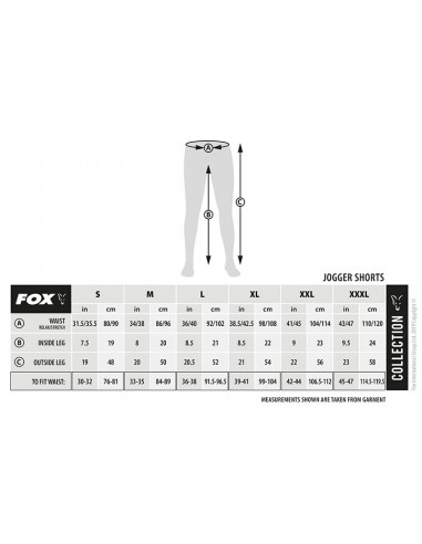 Short Fox Black & Orange XL