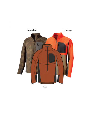 Pull Orvis Pro Lt Pullover Rust